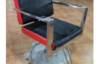 Meatl barber chair suppliers with footrest hairdressing haircut chair wholesale beauty salon equipment