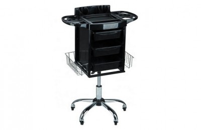Alibaba Manufacturer hairdresser rolling instrument storage cart salon  trolley tray station with drawers barber furniture styling station