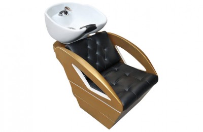 Wholesale hairdressing salon hair washing chair shampoo bed barber furniture with basin