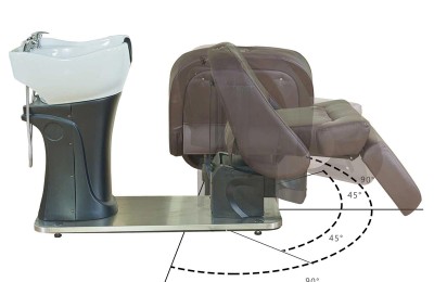Guangzhou Cheap beauty shampoo chairs back wash basin shampoo bowl unit salon massage bed