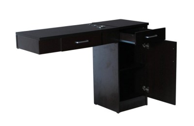 Barber Shop Salon Mirror Styling Station Cabinet Shampoo Washing Bowl