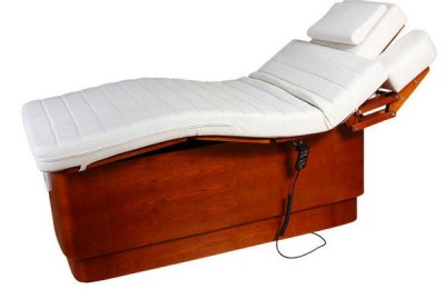 Ergonomic wood adjustable electric massage table facial bed