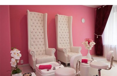 High back foot tub bowl throne sofa stations spa nail pedicure chair with basin