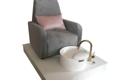 America Beauty Salon Furniture Nail Foot Station Massage SPA Sofa Pedicure Chair with Bowl