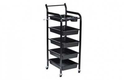 China Beauty Salon Spa Styling Station Trolley Equipment Storage Tray Cart with wheels