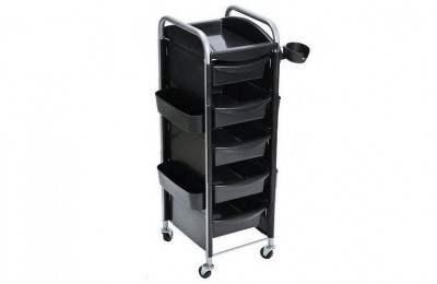 Wholesale Rolling Utility Storage Tray Cart Hair Salon furniture Trolley Barber Station