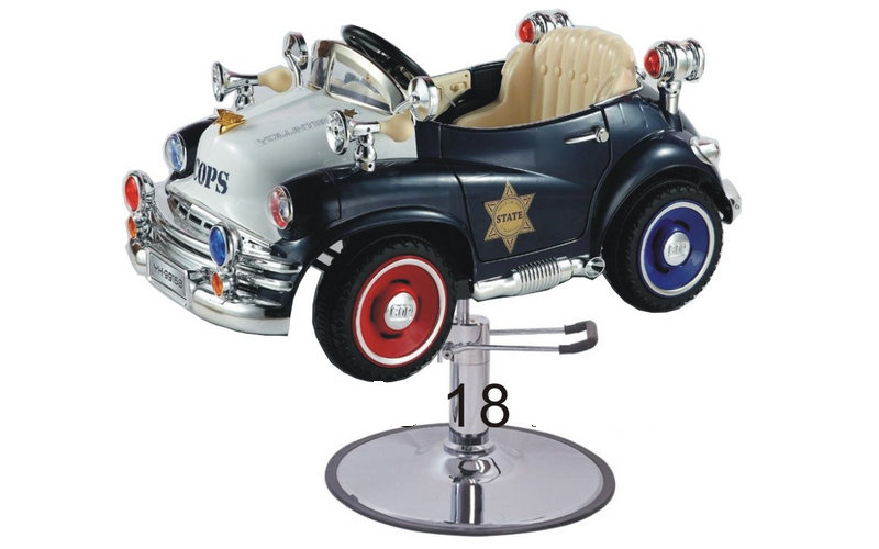 New Nostalgic Police Car Children S Barber Chair Kids Hairdressing