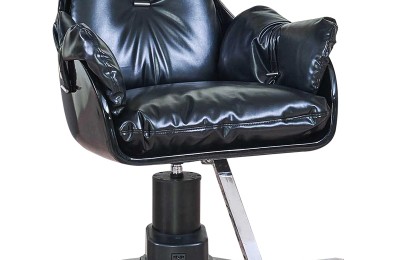 height adjustable white leather barber chair comfortable cushion reclining salon chairs for men