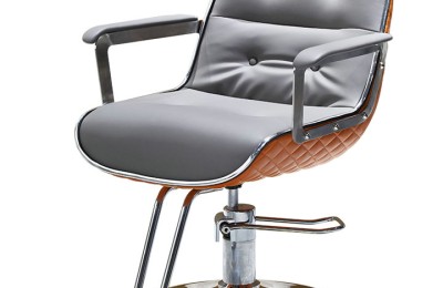 Black Antique Styled Salon Styling Barber Chair Hairdressing Chair For Beauty Shop