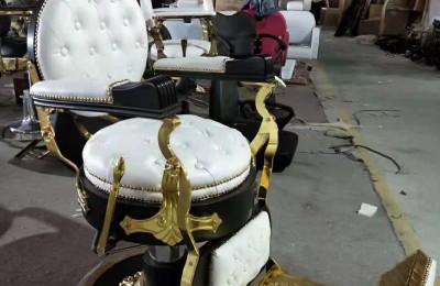 hot sale heavy duty hydraulic reclining leather barber chair manufacturer in China with buttons