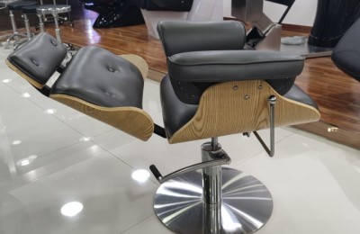 High qualty red salon equipment beauty waiting chair styling hairdressing station for women