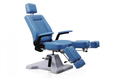 Portable reclining spa salon pedicure chair with hydraulic pump in the base