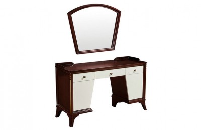 wood hotel makeup station bedroom dressing table styling mirrors