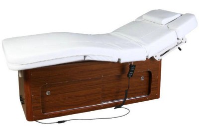 Comfortable wood electric massage table facial bed spa equipment