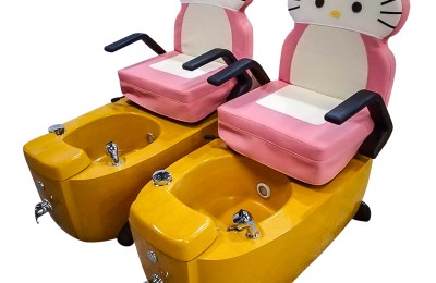 Cartoon salon spa kids foot massage station children nail pedicure chair