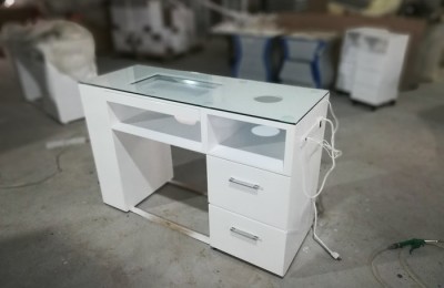 Modern nail station furniture manicure table and white nail salon table desk