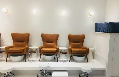 Nail salon furniture manicure sofa salon spa bowl pedicure chair for foot massage
