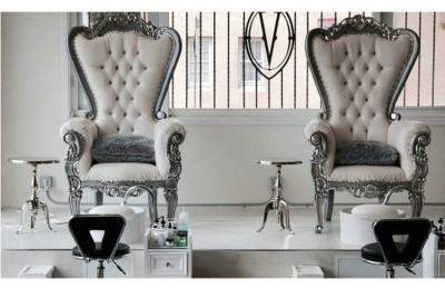 Modern Beauty Nail Throne Sofa Whirlpool Foot Spa Massage Manicure Pedicure Chair