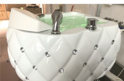 Fiberglass foot wash basin spa foot tub base with portable bowl salon equipment