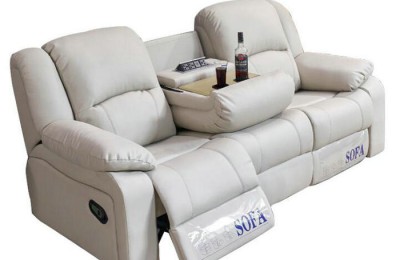 Electric Extendable Living Room Leather Recliner Sectional Sofa Set Lazy Lounge Massage Chair