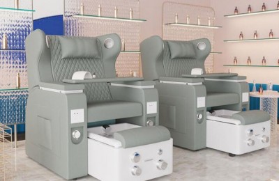 Electric nail supplies equipment pedicure sofa foot massage spa tub couch manicure table salon chairs