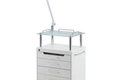 Beauty Salon Nail Pedicure Medical Tools Storage LED Cart Cabinet Drawers Facial Hairdressing Trolley Styling Station