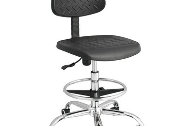 Ergonomic Metal ESD Factory Workshop Clean Room Task Seating Anti-Static Office Chair Laboratory Stool Casters