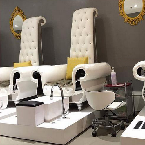 Foot Manicure Queen Throne Spa Pedicure Massage Chair for Nail Salon ...